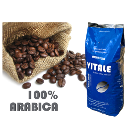 Caffè in grani Vitale 100% Arabica